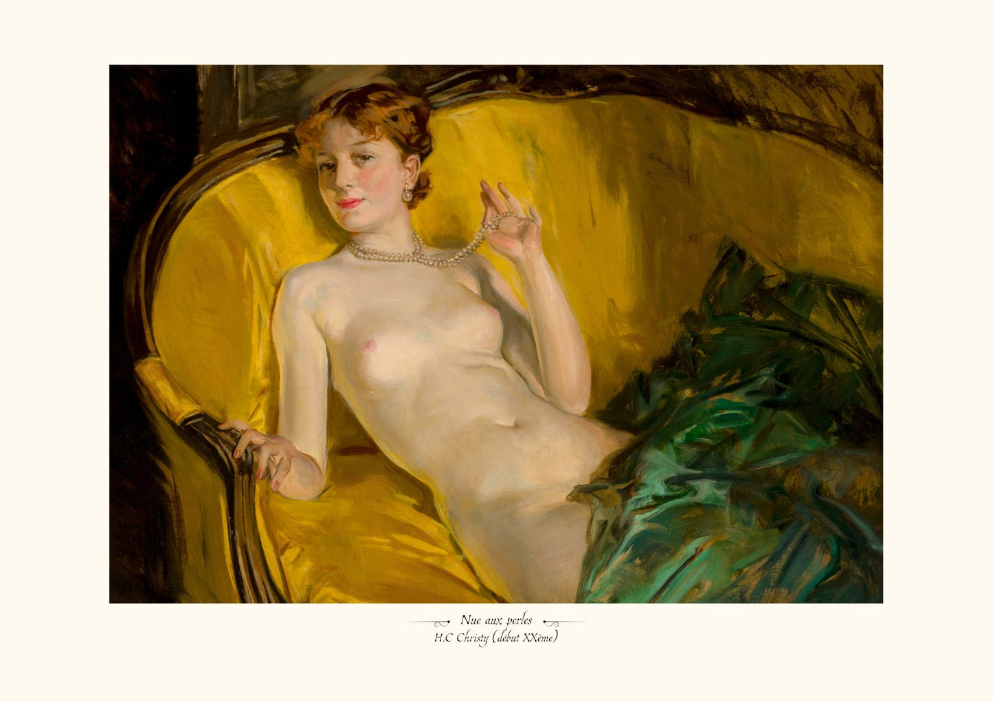 Nue aux perles