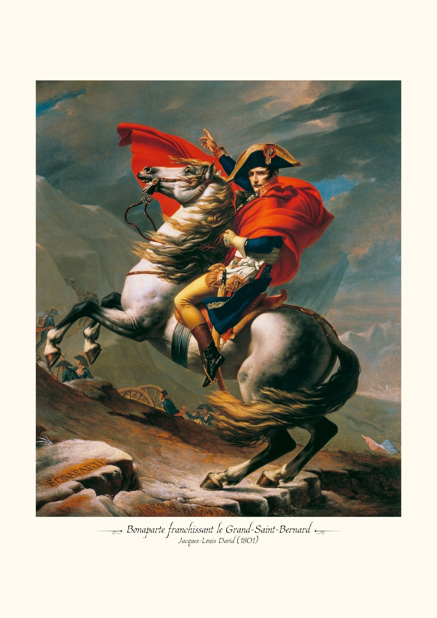 Napoléon Bonaparte franchissant le Grand-Saint-Bernard