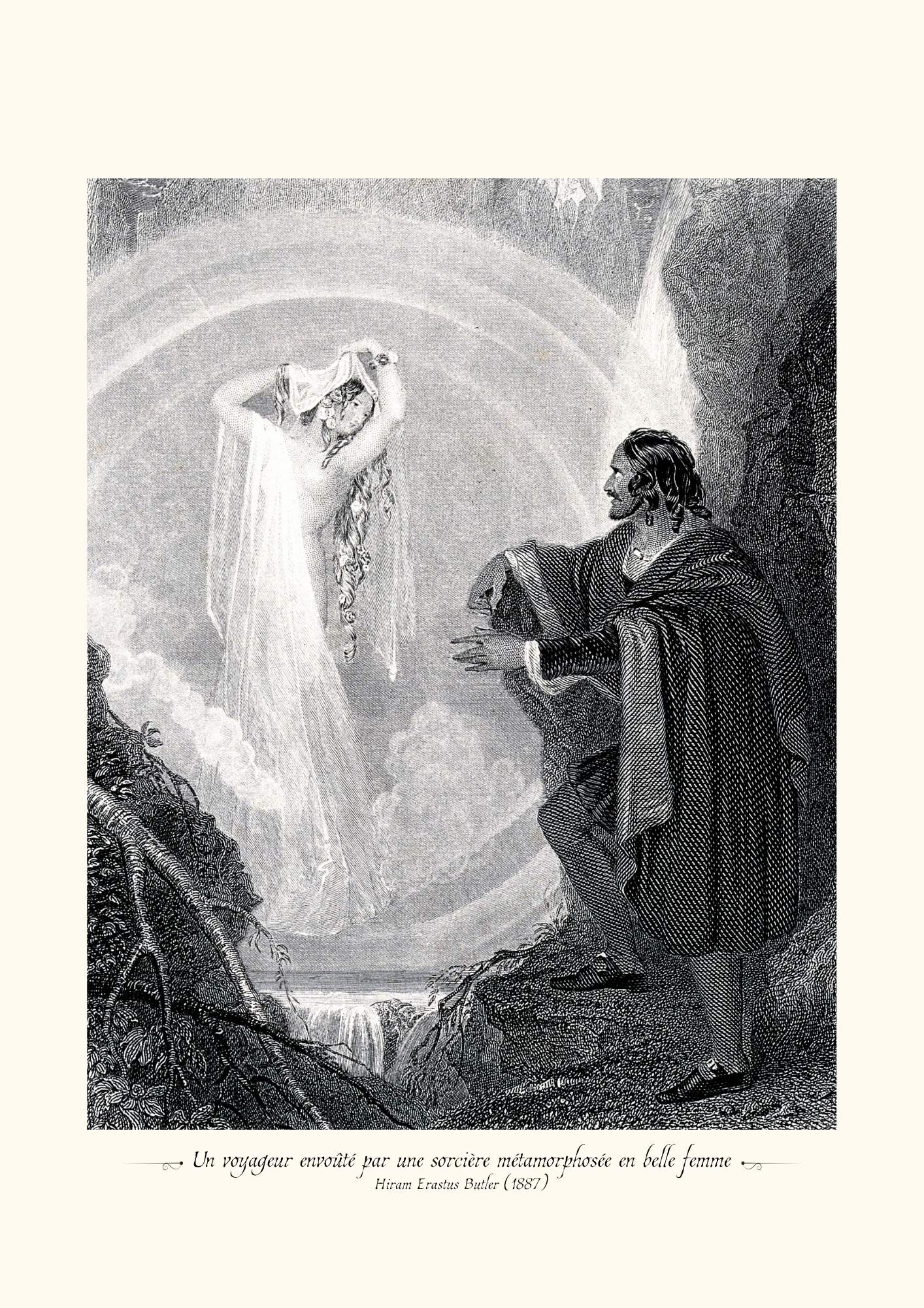 Un voyageur envoûté par une sorcière