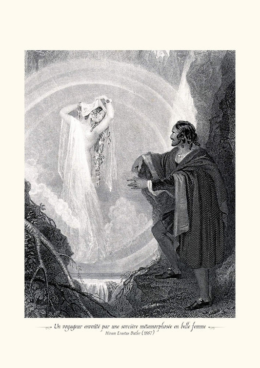 Un voyageur envoûté par une sorcière