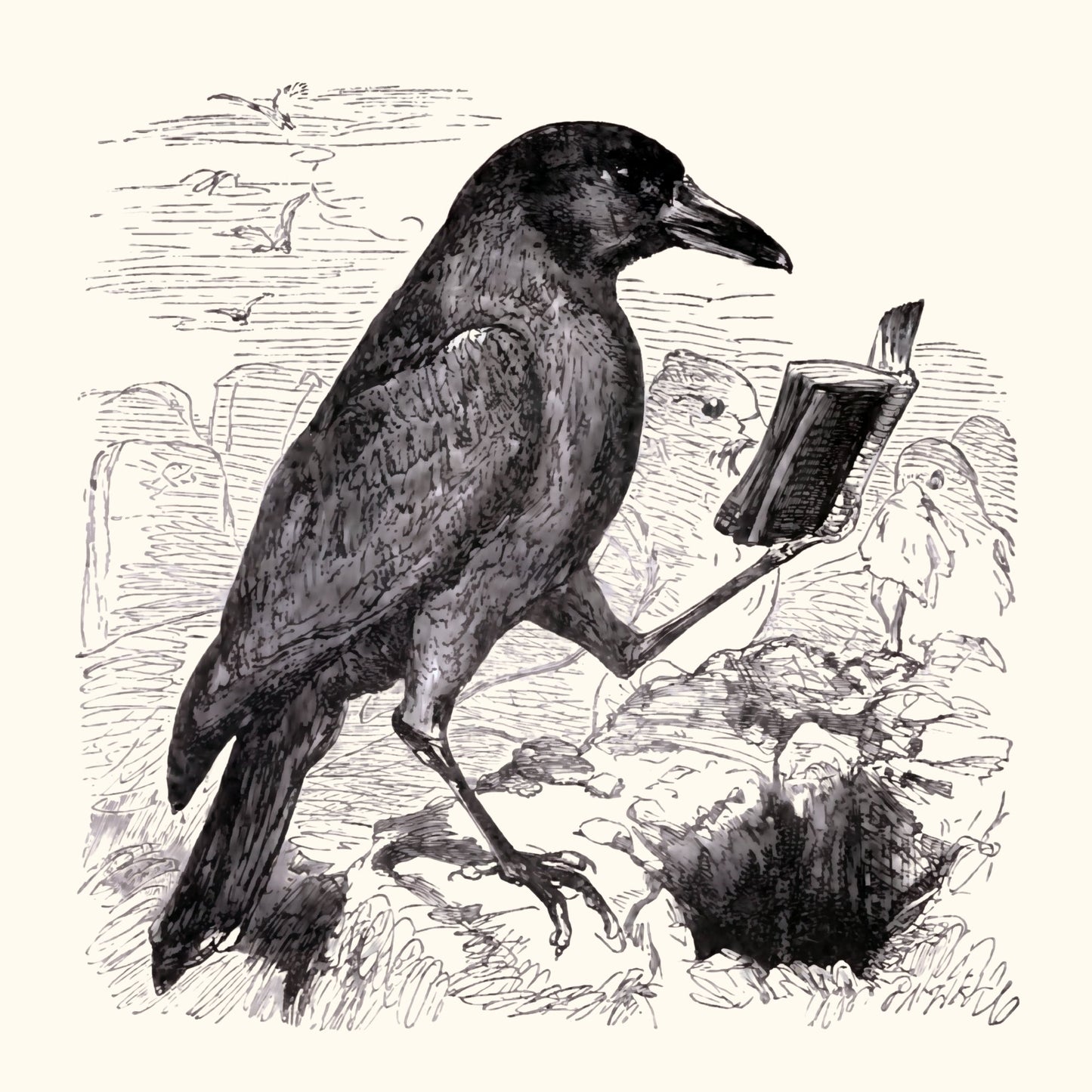 Corbeau érudit