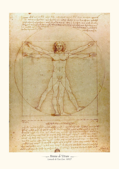 Homme de Vitruve - De Vinci