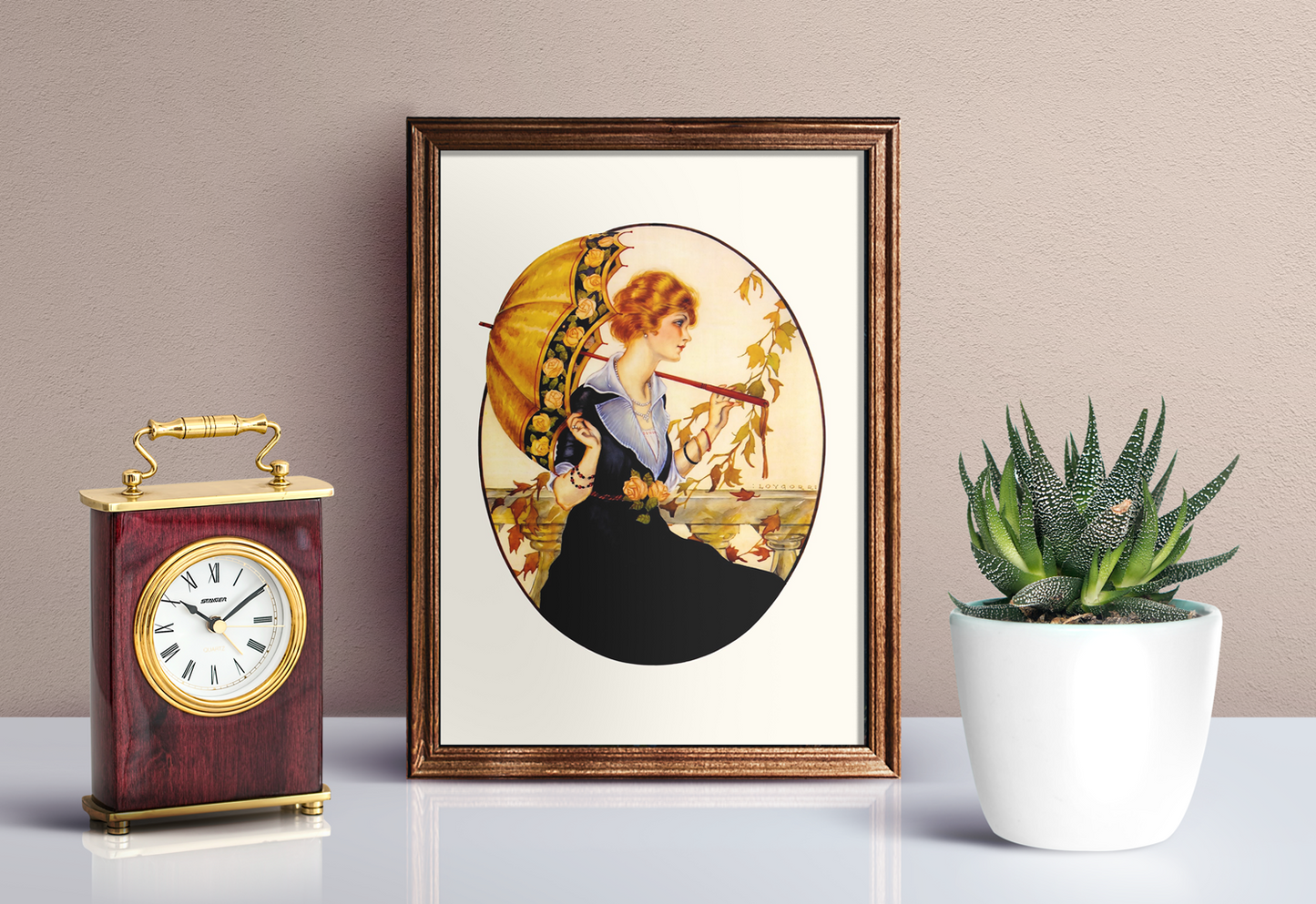La dame au parapluie