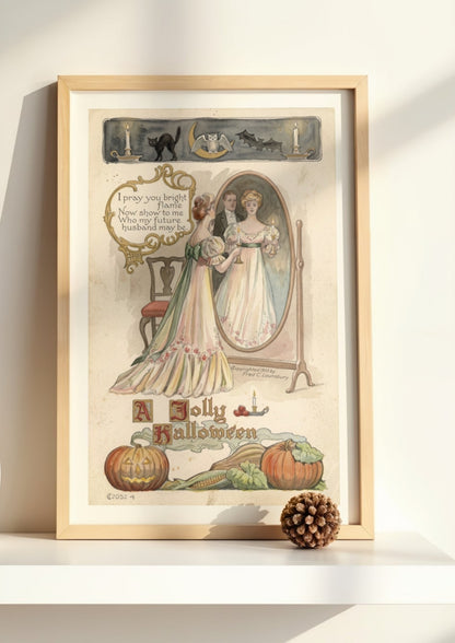 Carte A Jolly Halloween | le miroir à voeux