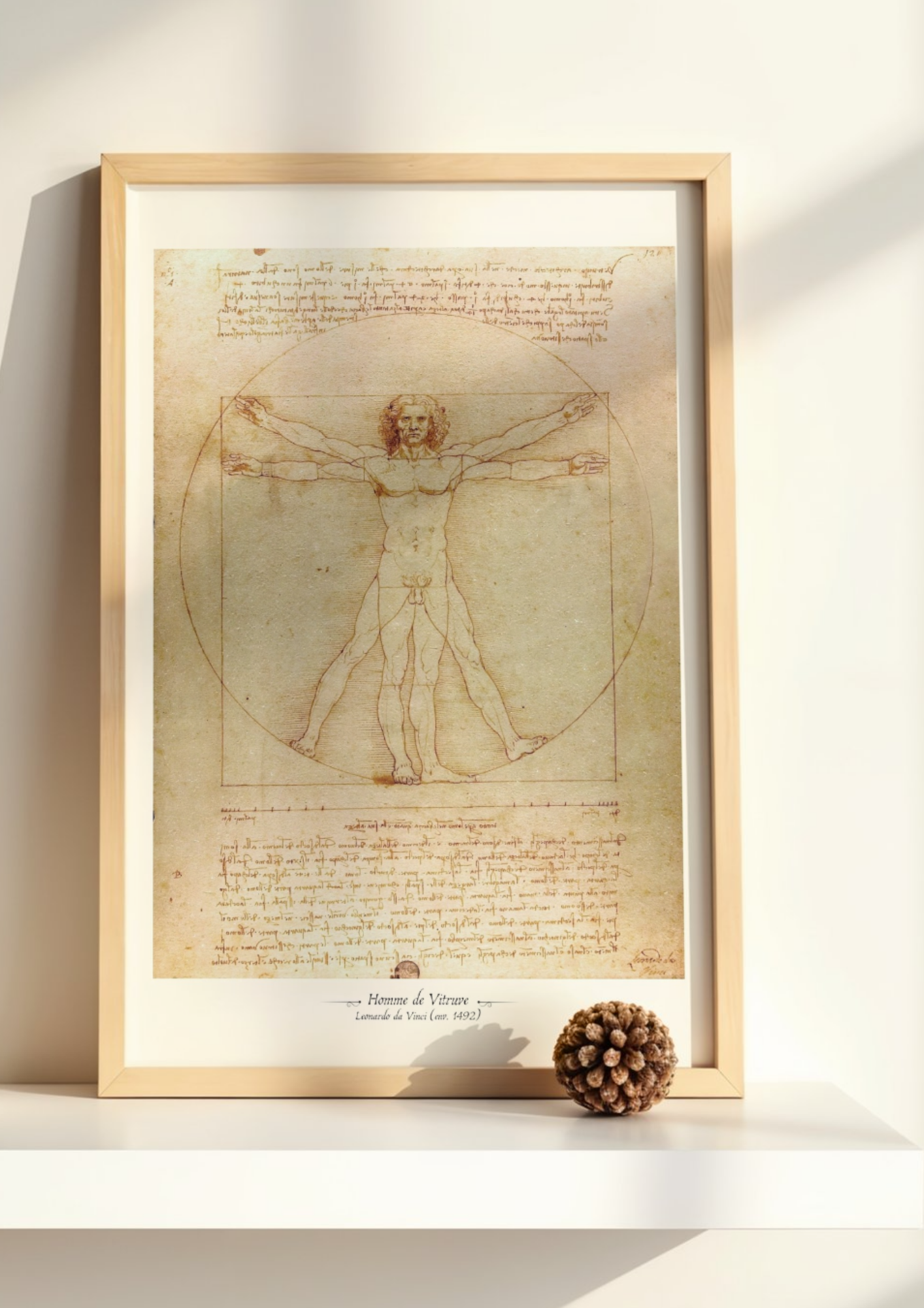Homme de Vitruve - De Vinci
