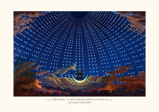 La flûte enchantée - La salle des étoiles dans le palais de la reine de la nuit